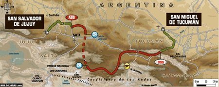 Ruta de la tercera etapa