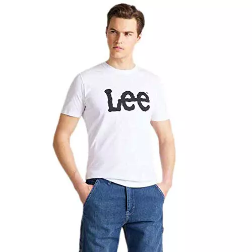 Lee Wobbly Logo tee Camiseta para Hombre