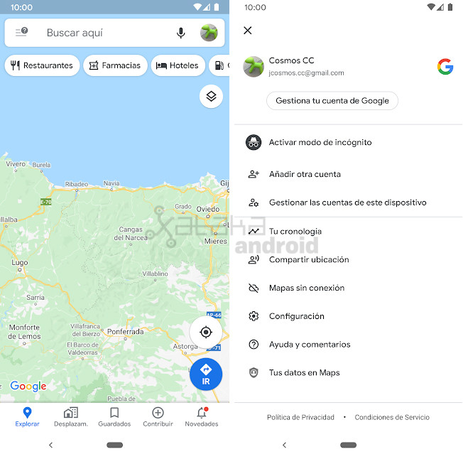 El nuevo Google Maps para Android llega a todo el mundo: así es su ...