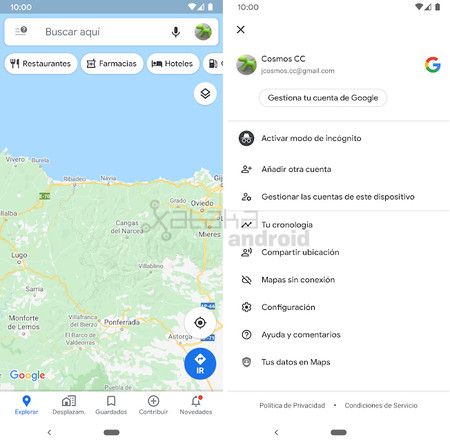 Maps Nueva Interfaz
