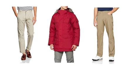 Chollos en tallas sueltas de pantalones, camisetas y abrigos de marcas como The North Face, Dockers o Jack & Jones en Amazon