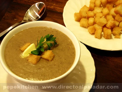 Consomé auvergnate. Receta con Thermomix