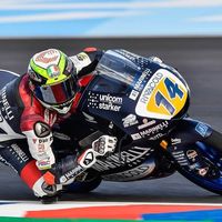 Tony Arbolino aprovecha la incertidumbre del agua en Termas para firmar su primera pole de Moto3