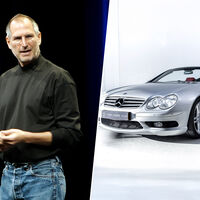 Cada seis meses, Steve Jobs compraba el mismo coche, un Mercedes-Benz SL-Class de 120.000 euros. El truco estaba en la matrícula 