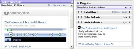 Newsgator y Yahoo! Messenger 8, grandes amigos