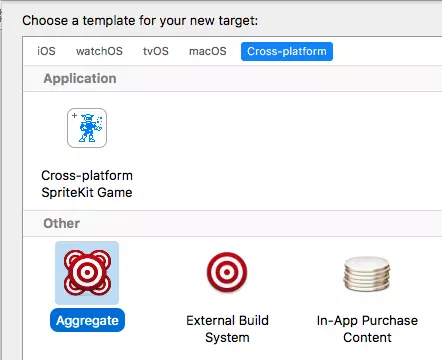 macOS を含む Universal SpriteKit ゲームを作成するためのテンプレート