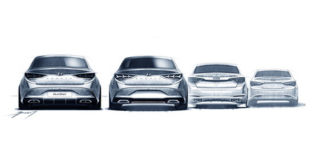 Hyundai Sonata 2018 Sketch 2