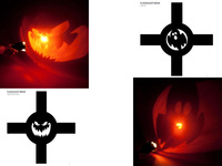 Figuras imprimibles para hacer sombras en Halloween‏