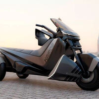 Esta moto rescata un viejo concepto que parecía olvidado. Permite tumbar con tres ruedas, pero no vuelcas gracias a los alerones