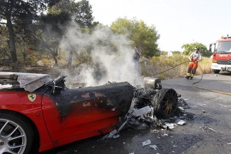 Ferrari 360 de Éver Banega