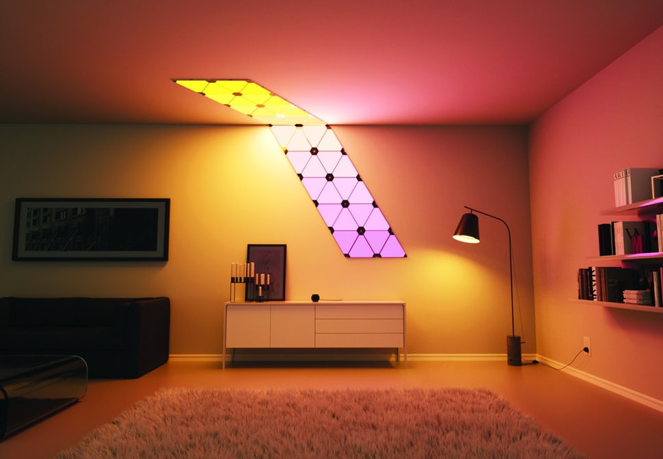 Nanoleaf Aurora, un kit de paneles LED para ser de lo más creativo iluminando tu hogar