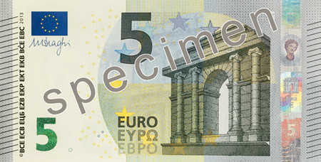 Billete de 5 euros - serie Europa