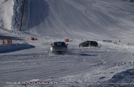 Audi winter driving experience Soldeu slalom