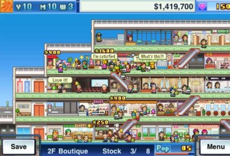 Mega Mall Story, otra joya de Kairosoft, los reyes de la estrategia de simulación en iOS