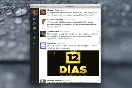Twitter actualiza su cliente oficial para Mac con las novedades de sus versiones móviles