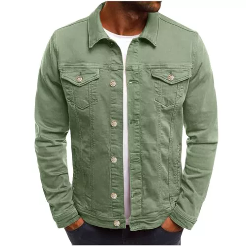 NUSGEAR Chaqueta de vaquera Hombre otoño Invierno Abrigo Chaqueta Moda Casual Top Camisa Moda Suelto botones Chaqueta de trabajo denim Cardigan mezclilla caliente sudadera outwear Talla grande 2024