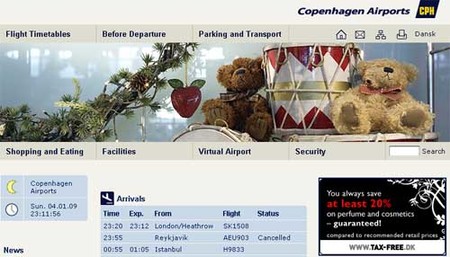 Los 10 mejores sitios web de aeropuertos
