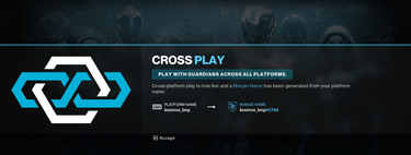 Destiny 2 se prepara para introducir el juego cruzado, y con él, llegan los nombres de Bungie, una interfaz renovada y más 