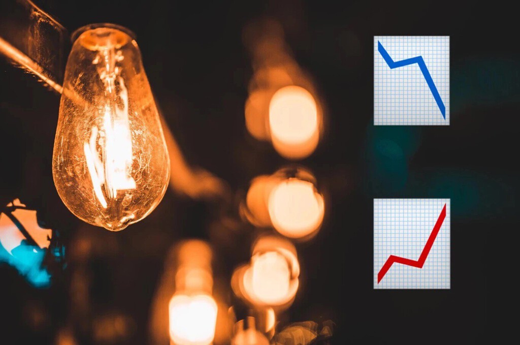 El precio medio de la luz ha bajado en enero, pero si usas tus electrodomésticos en estas tres horas del día te costará el doble