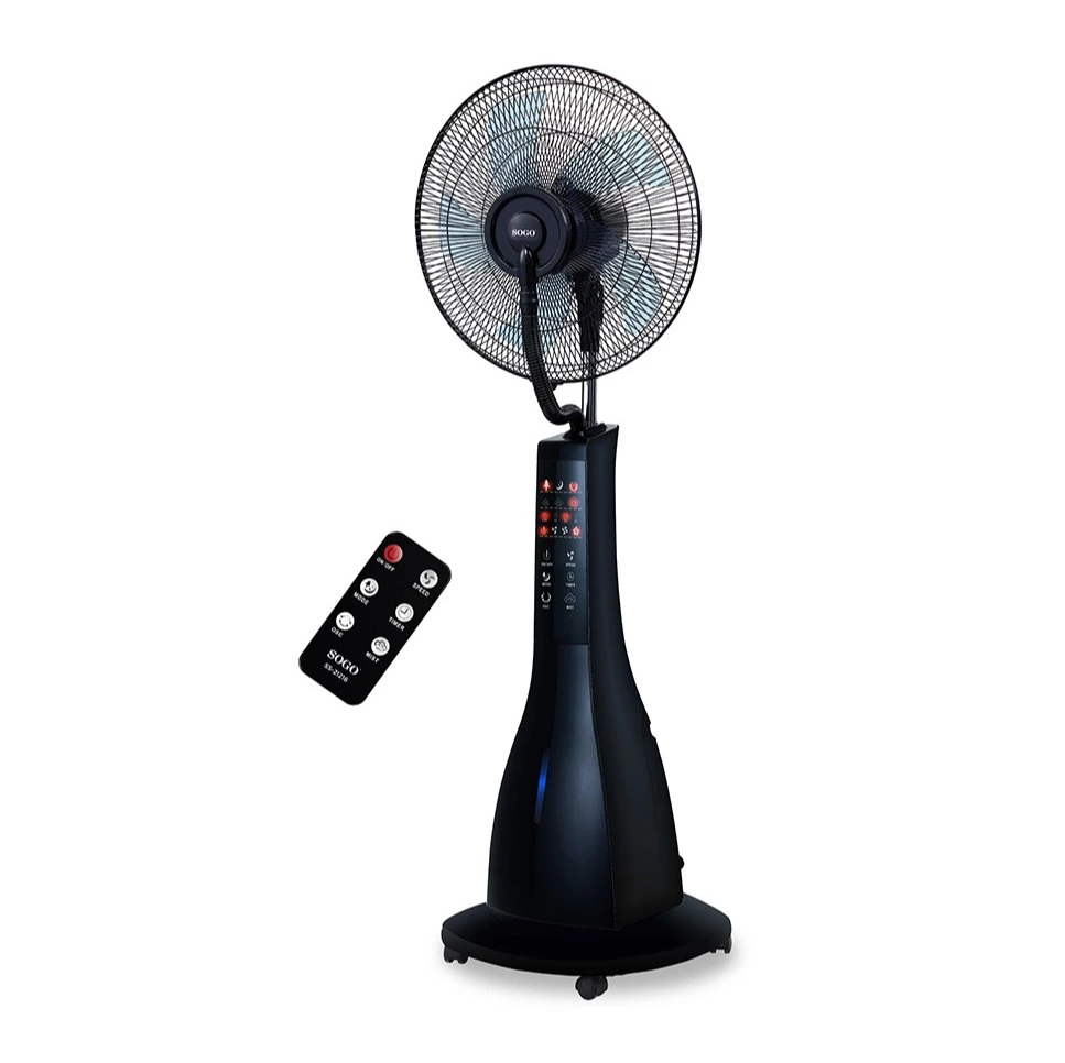 Ventilador de pie Sogo con nebulizador

