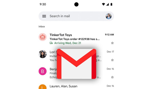Gmail Seguimiento Paquetes