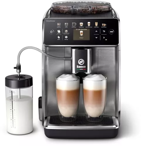 Saeco GranAroma Cafetera Superautomática - 16 Variedades de Café, Pantalla en Color Intuitiva