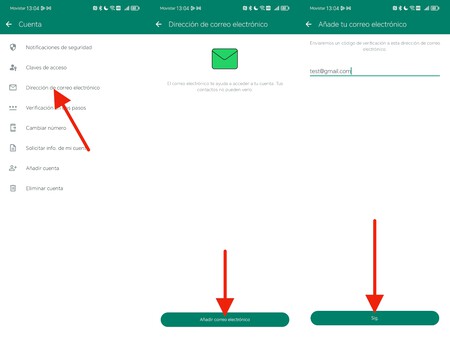 Recuperar Whatsapp Email