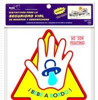 Pegatinas de "bebé a bordo"