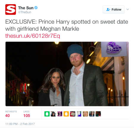 Y mientras tanto el Príncipe Harry y Meghan Markle hacen manitas por Londres