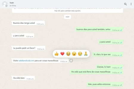 同じ WhatsApp アカウントが WhatsApp Web では反応を示しますが、アプリでは反応を示しません