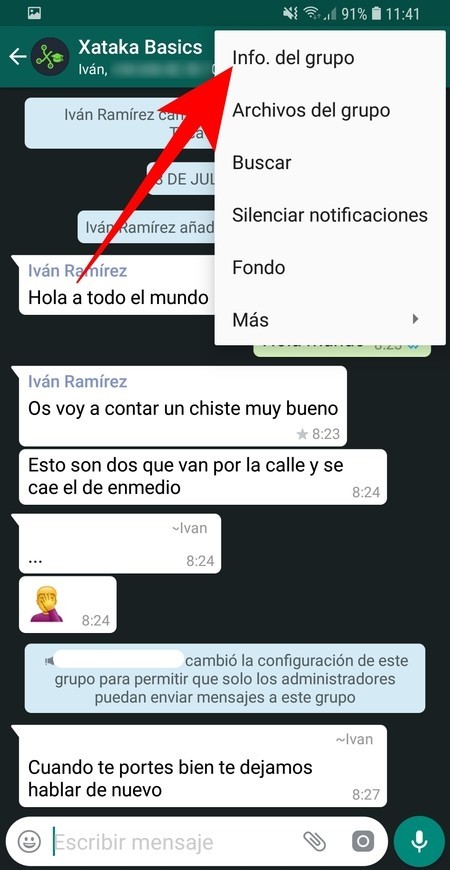 Info De Grupo