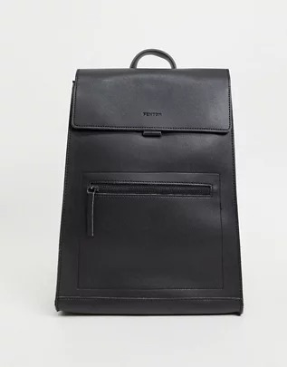 Mochila con cierre de solapa de poliuretano de Fenton