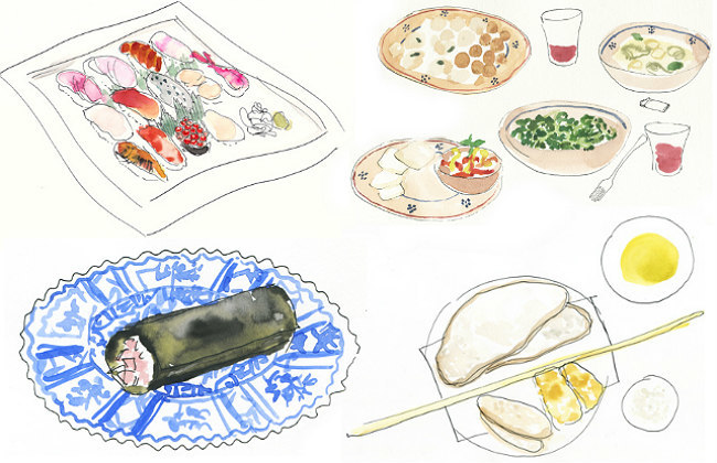 Ilustraciones gastronómicas de Gattobravo
