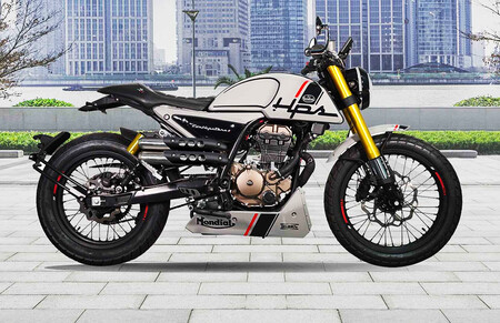 FB Mondial HPS 125: la scrambler para el A1 se renueva con una nueva pantalla digital y mantiene los mismos 13,6 CV