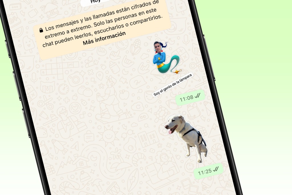 Acabo de descubrir el truco de WhatsApp para crear stickers personalizados. Y no hace falta Apple Intelligence Acabo de descubrir el truco de WhatsApp para crear stickers personalizados. Y no hace falta Apple Intelligence