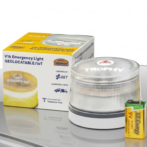 DGT approved v16 beacon with geolocator