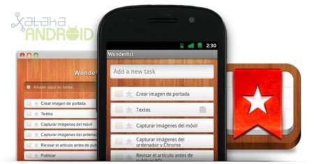 Wunderlist notas en la nube