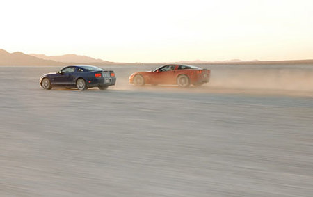 Chevrolet Corvette Z06 vs Shelby Mustang GT500KR