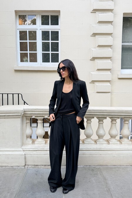 Zara Pantalon Negro