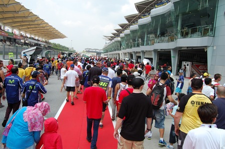Pit Walk, circuito Sepang