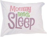 Mamá necesita dormir: un cojín que dice la verdad
