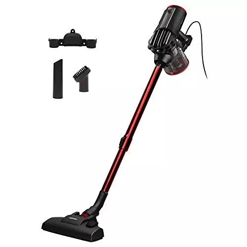 Cecotec Aspiradora Vertical 2 en 1 con Cable ThunderBrush. 600 W, Escoba y de Mano, Tecnología Ciclónica sin Bolsa, Filtro Alta Eficiencia, Bajo Consumo, Radio de Acción 6m, Depósito 500ml