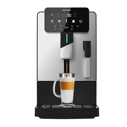 Cecotec Cafetera Superautomática Compacta con Vaporizador Cremmaet Steam Latte Art. 19Bares