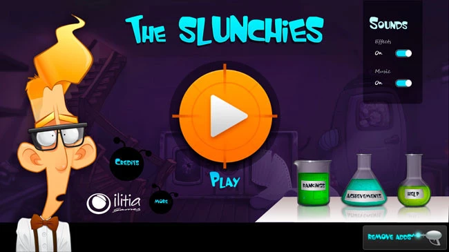 The Slunchies, página principal