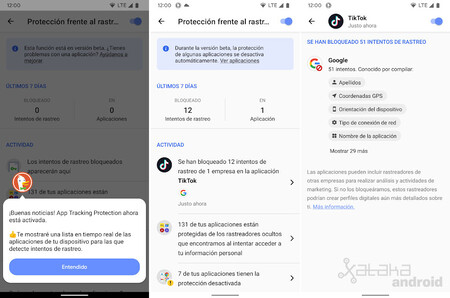 Protección contra el rastreo