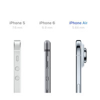 Apple lleva 20 años con la obsesión del iPhone más fino jamás hecho: así ha sido la evolución del primer iPhone al iPhone Air