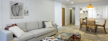 Así se transformó este piso situado en un edificio de los años 60 con un presupuesto ajustado