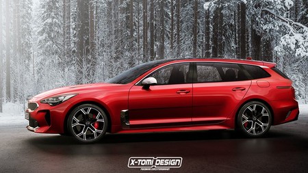 ¿Te gustó del KIA Stinger? Espera a ver cómo X-Tomi Design lo imagina en forma coupé y shooting brake