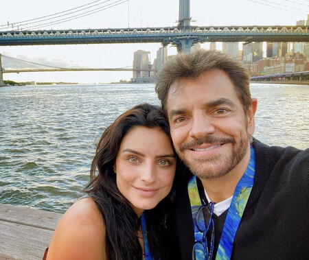 Aislinn y Eugenio Derbez pasean su belleza por las calles de Nueva York: el planazo de padre e hija que ha revolucionado Instagram