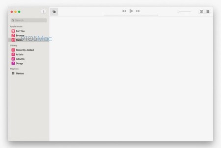 Aparecen capturas de pantalla de las futuras aplicaciones Música y TV en macOS